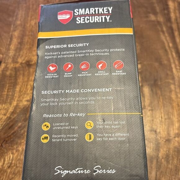 Kwikset 92580-026 258 Deadbolt Low Profile Single Cylinder Matte Black - Picture 6 of 9